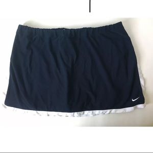 Nike DriFit Womens Skort Skirt Shorts Navy L 12/14